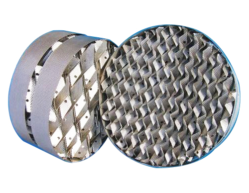 <b>我廠(chǎng)在上?；ぱ芯吭褐笇?，專(zhuān)業(yè)生產(chǎn)新型高效波紋規整填料及散堆填料，可采用不銹鋼、銅 、鋁、純鈦、鉬五鈦、等材質(zhì)制作。在香料、農藥、精細化工、石油化工等領(lǐng)域得到廣泛</b>